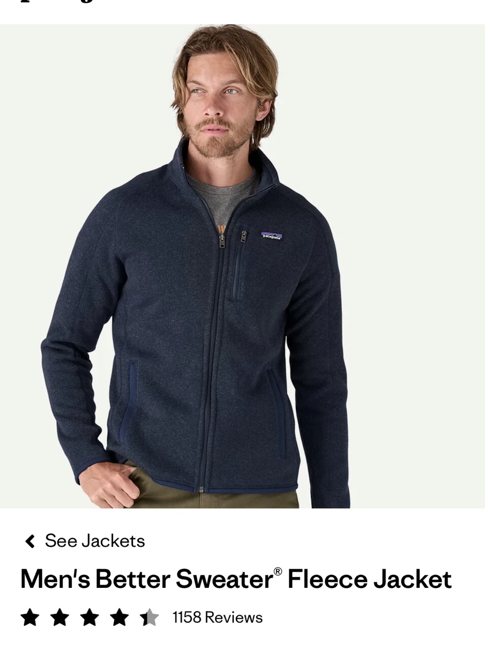 Patagonia Men’s Better Sweater Fleece Jacket - Picture 12 of 14